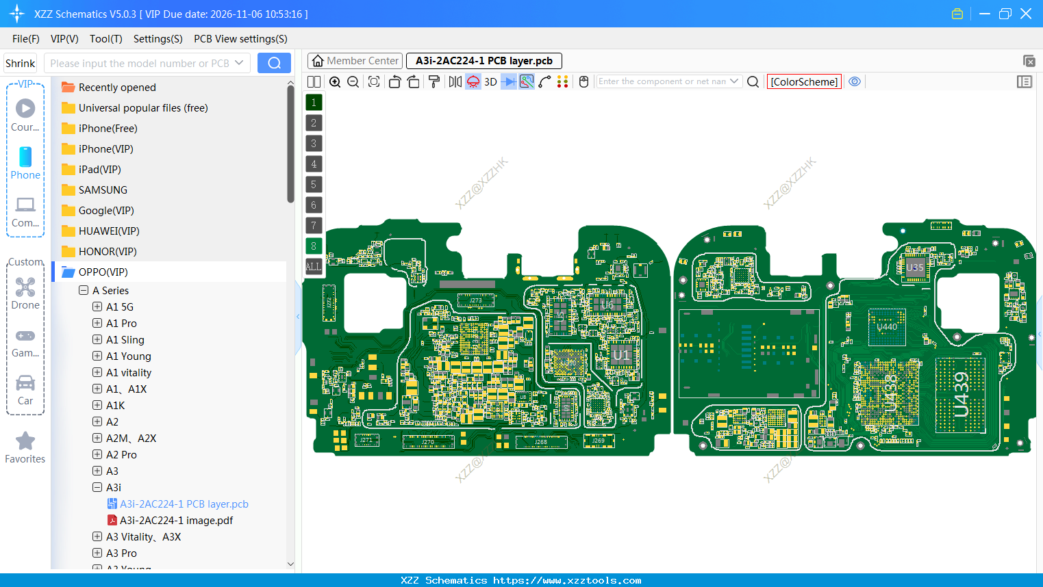 A3i-2AC224-1 PCB Layer